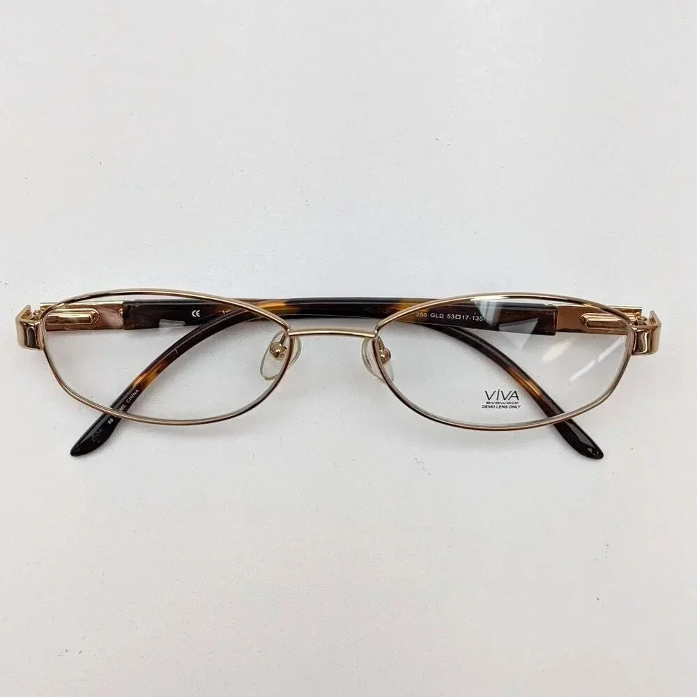 🕶️Viva 250 GLD Eyeglasses 53/17 135 /YHB108🕶️